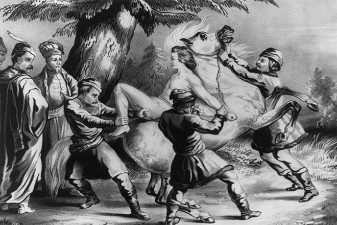 Иллюстрация к поэме Джорджа Байрона «Мазепа»