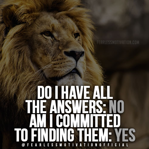Lion Quotes In Pictures-commitment