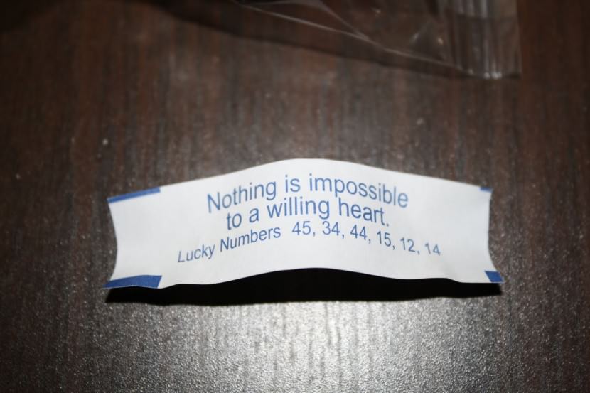 Nothing is impossible to a willing heart. Best Inspirational Chinese Japanese Fortune Cookie Quotes and Sayings On Life For Facebook And Tumblr